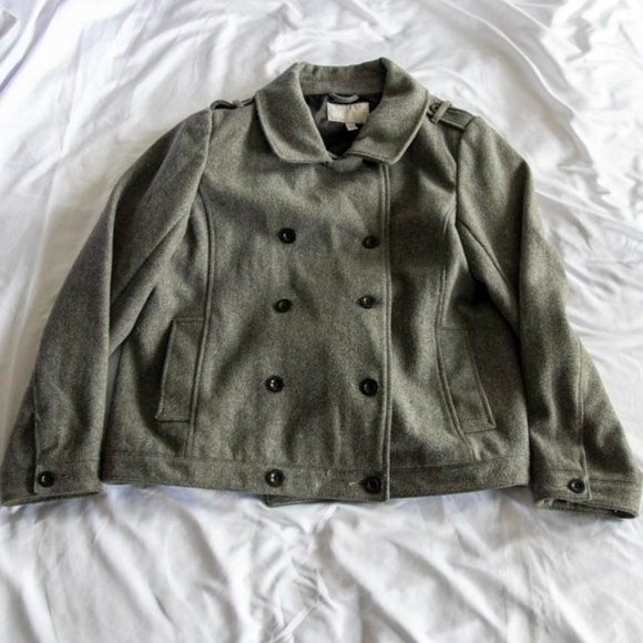 Old Navy XXL Pea Coat Grey
